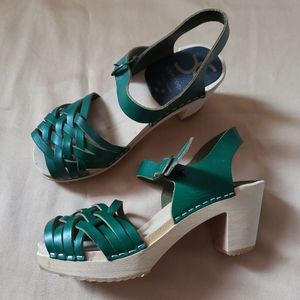 Cape Clogs Green Sandals Sweden